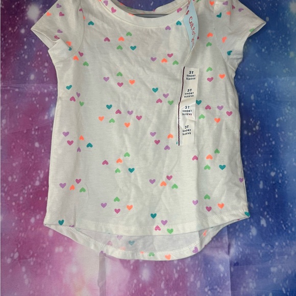 Cat & Jack Other - New cat & Jack heart print T-shirt 🛍